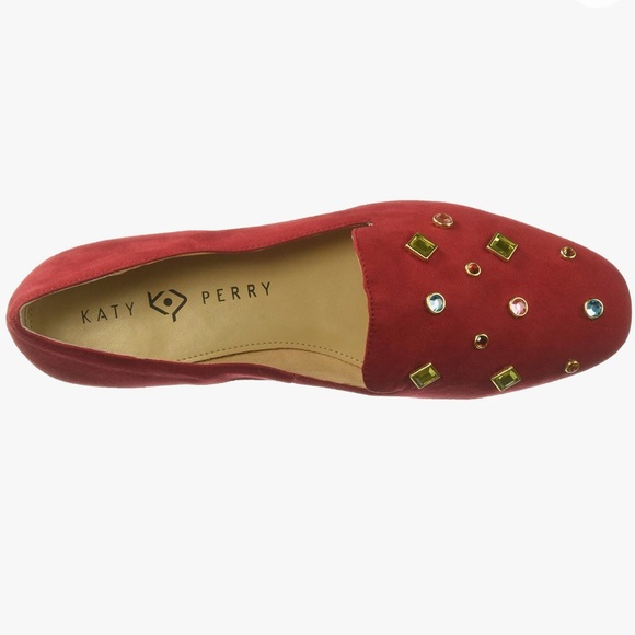 Katy Perry The Turner Loafer FlatS Red 7.5 NEW - Picture 4 of 7